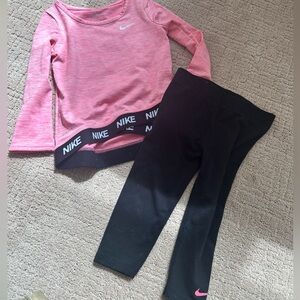 Toddler girl Nike Dri-Fit set
